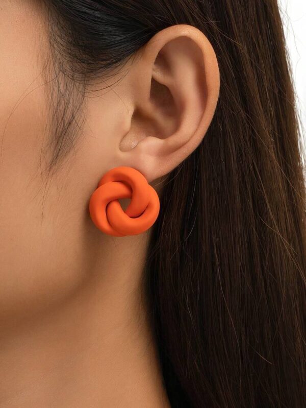 Boucle d’oreille style Punk Torsadée – Image 3