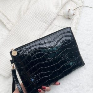 Sac Carré Sac Carré À Motif Crocodile, Pour Femmes, Débutantes Et Travailleurs De Col Blanc, Pour Dames, Pour Rouges À Lèvres Féminins, Pour Dîner/banquet, Pour Bal, Pour Mariage, Pour Fête