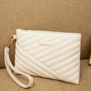 2023 Nouveau Femme Coréen Version De Mode Tout Correspondant À Broderie Ligne Main Sac Téléphone Mobile Sac