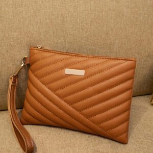 2023 Nouveau Femme Coréen Version De Mode Tout Correspondant À Broderie Ligne Main Sac Téléphone Mobile Sac