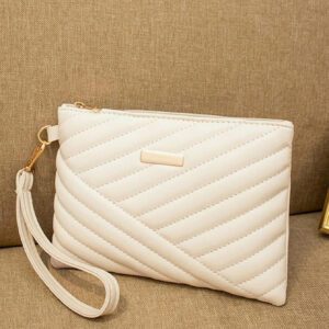 2023 Nouveau Femme Coréen Version De Mode Tout Correspondant À Broderie Ligne Main Sac Téléphone Mobile Sac