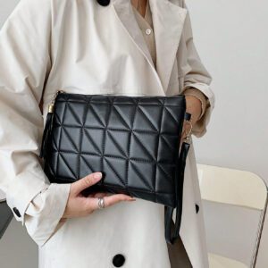 Sac à bandoulière rétro Litchi estampé avec décoration à franges, sac simple d'inspiration vintage