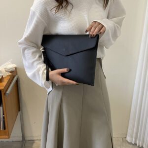 Minimaliste Noir Pochette Élégant Sac Enveloppe