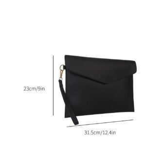 Minimaliste Noir Pochette Élégant Sac Enveloppe