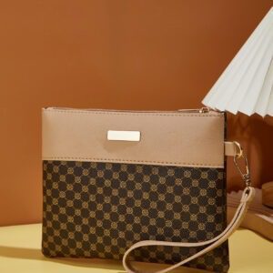 Sac carré à motif géométrique