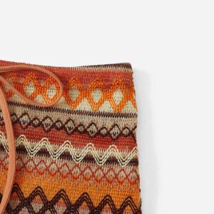 SHEIN WYWH Shorts De Vacances Femme Wywh Avec Impression Géométrique À La Taille Nouée En Kaki