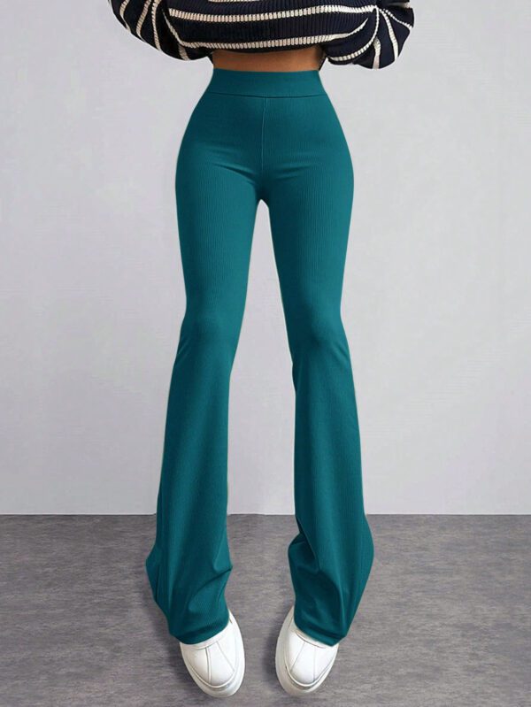 Pantalon évasé taille haute – Image 11