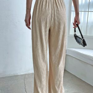 DAZY Pantalon ample taille haute