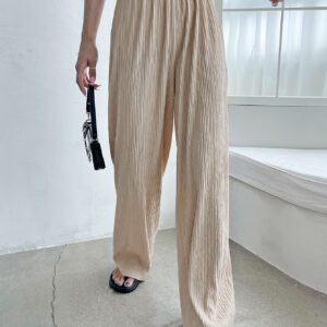 DAZY Pantalon ample taille haute