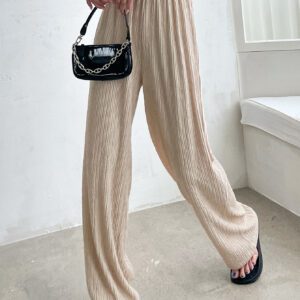 DAZY Pantalon ample taille haute