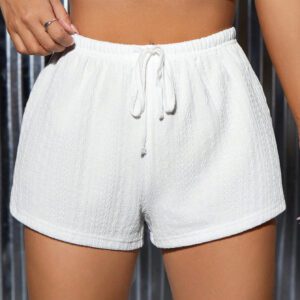 SHEIN PETITE Short Unicolore À Cordon