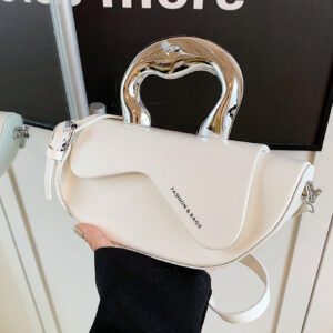 Sac De Selle À La Mode, Sac À Bandoulière Unie, Sac À Épaule De Niche