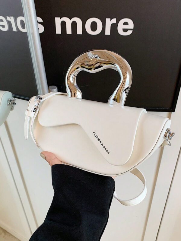 Sac De Selle À La Mode, Sac À Bandoulière Unie, Sac À Épaule De Niche