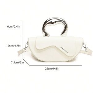 Sac De Selle À La Mode, Sac À Bandoulière Unie, Sac À Épaule De Niche