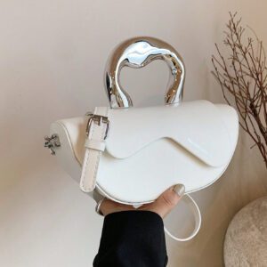 Sac De Selle À La Mode, Sac À Bandoulière Unie, Sac À Épaule De Niche