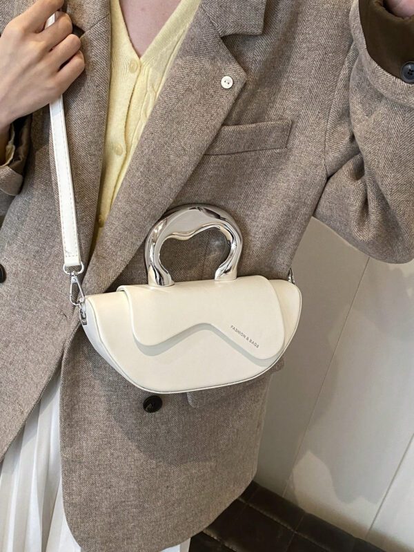 Sac De Selle À La Mode, Sac À Bandoulière Unie, Sac À Épaule De Niche – Image 7