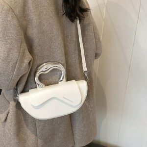 Sac De Selle À La Mode, Sac À Bandoulière Unie, Sac À Épaule De Niche