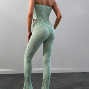 SHEIN Ensemble de deux pièces haut et pantalon tendance et confortable