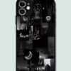 Coque de téléphone portable collage esthétique