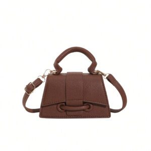 Sac Carré Petit Et Charmant À La Mode Classique À Tenue À La Main Et À Bandoulière