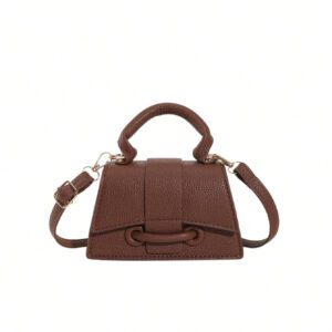 Sac Carré Petit Et Charmant À La Mode Classique À Tenue À La Main Et À Bandoulière