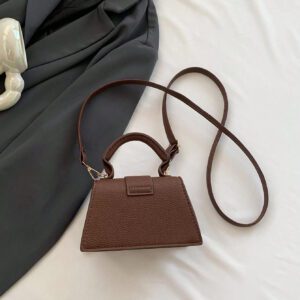 Sac Carré Petit Et Charmant À La Mode Classique À Tenue À La Main Et À Bandoulière