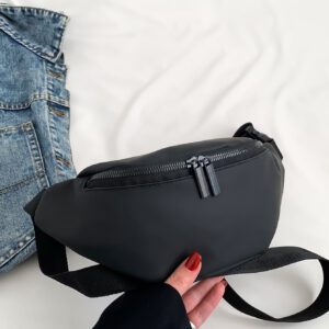 Sac banane léger et décontracté, minimaliste, parfait pour les voyages en plein air, les sports, léger, portable pour les adolescentes, les femmes, les étudiantes, les recrues et les cols blancs. Parfait pour le bureau, l'université, le travail, les affaires, les déplacements, l'extérieur, les voyages, les sorties.