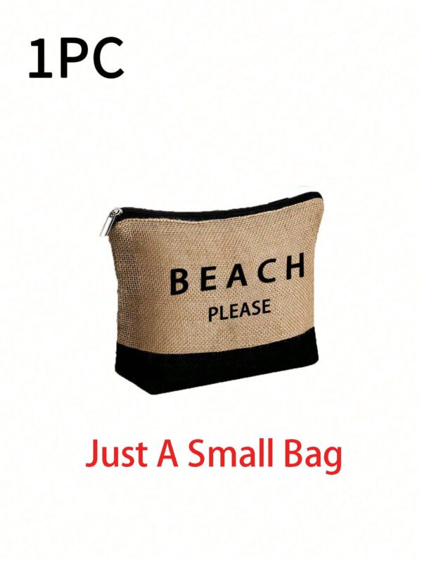 Sac fourre-tout de plage pour femmes, sac en canevas pour accessoires de plage, convient pour le mariage, l'anniversaire, les vacances, est un excellent cadeau pour les femmes, les mères, les enseignants, les amis, les demoiselles d'honneur, les étudiants, la rentrée scolaire, grand sac, sac de voyage pour les vacances, le week-end, les courts séjours, cadeau d'anniversaire personnalisé pour l'ami, elle, avec écharpe – Image 20