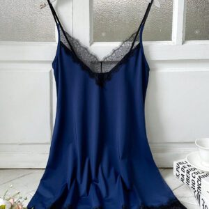Classic Sexy Robe de lingerie sexy avec bordure en dentelle