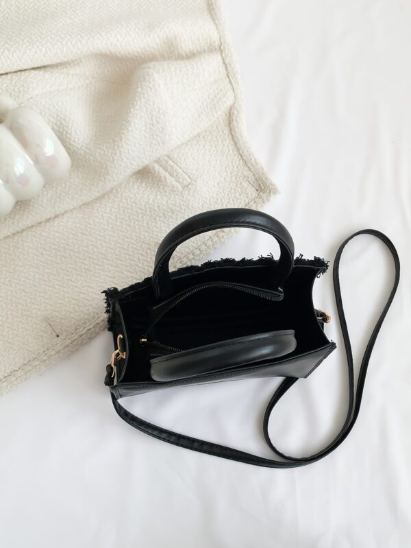 Sac Fourre-Tout À La Mode Franges Avec Réglable Bretelles – Image 8