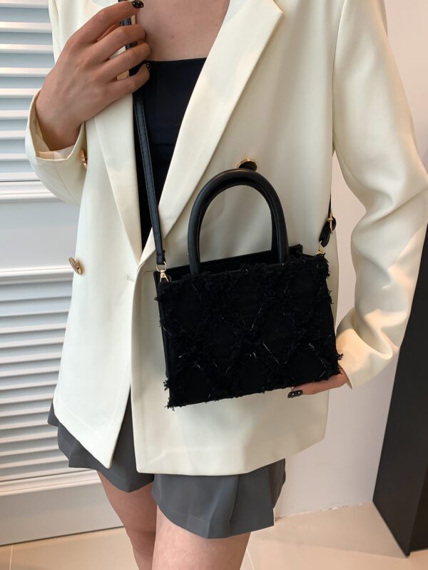 Sac Fourre-Tout À La Mode Franges Avec Réglable Bretelles – Image 10
