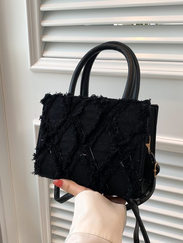 Sac Fourre-Tout À La Mode Franges Avec Réglable Bretelles – Image 11