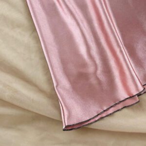 1 pièce Robe mini avec bretelles spaghetti sexy et dos nu pour femmes, nuisette en satin couleur unie confortable, convient pour un port quotidien, Halloween