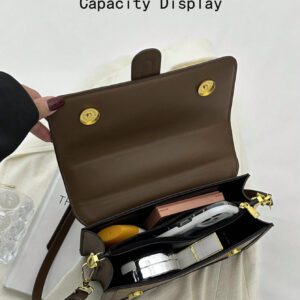 Sac fourre-tout vintage de grande capacité, sac à bandoulière de luxe en PU, sac à main et sac à main décontracté classique pour femme, sac tendance pour femme, sac d'inspiration rétro simple pour femme