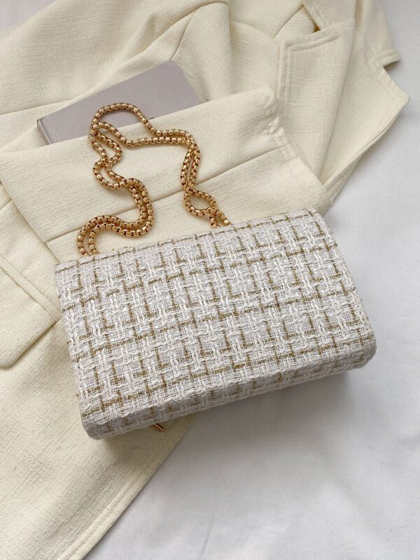 Sac Carré À Carreaux À Rabat Chaîne – Image 10