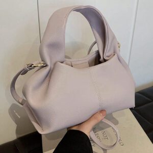 Sac à main élégant pour femmes, sac fourre-tout élégant, design nuage et boulette, noir, sac tendance pour femmes élégantes