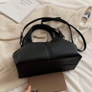 Sac à main élégant pour femmes, sac fourre-tout élégant, design nuage et boulette, noir, sac tendance pour femmes élégantes