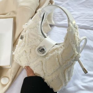 Sac hobo mini léger et casual chic. Bordure brute rose à fermoir torsadé à la mode. Parfait pour la vie quotidienne des adolescentes, des femmes, des étudiantes, des débutants et des cols blancs. Idéal pour le bureau, l'université, le travail, les déplacements, l'extérieur, les voyages, les sorties, la Saint-Valentin