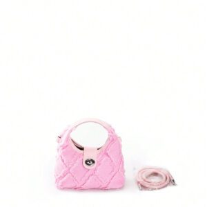Sac hobo mini léger et casual chic. Bordure brute rose à fermoir torsadé à la mode. Parfait pour la vie quotidienne des adolescentes, des femmes, des étudiantes, des débutants et des cols blancs. Idéal pour le bureau, l'université, le travail, les déplacements, l'extérieur, les voyages, les sorties, la Saint-Valentin