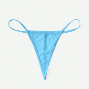ROMWE Kawaii Robe de lingerie avec ourlet asymétrique en dentelle contrastée avec string