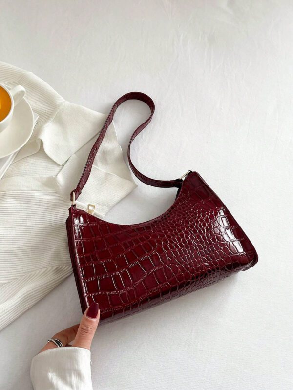 Sac En Relief Crocodile
