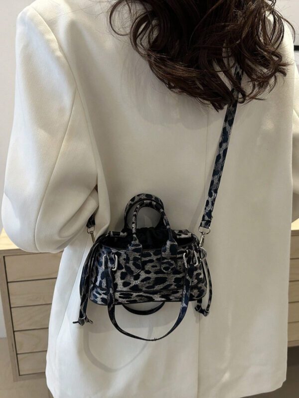 Mini sac à main seau mode pour femme motif crocodile – Image 5