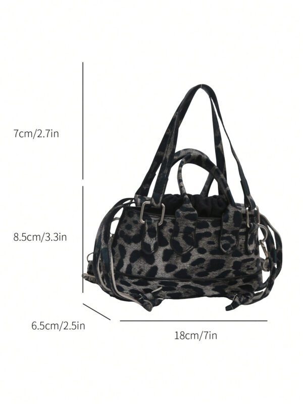 Mini sac à main seau mode pour femme motif crocodile – Image 8