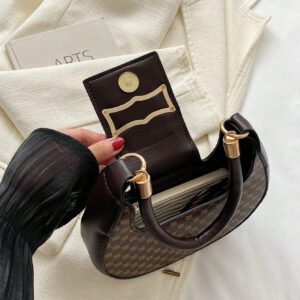 1 Pièce Sac À Bandoulière Unique À La Mode De Style Vintage Imprimé Mini Fleuri Pour L'usage Quotidien Des Femmes