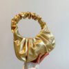 Sac à bandoulière plissé en forme de nuage rembourré Puffer Puffy Down Cloud, sac sous les bras en PU pliable couleur bonbon, sac à main et sac à main polyvalent et décontracté pour femme