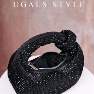 Sac de soirée de luxe pour femme, Pochette de soirée en acrylique transparent, étanche, avec bandoulière, pailleté et brillant, de conception luxueuse et raffinée, avec strass. Sac de soirée parfait pour les fêtes, les mariages, les bals de promo, les dîners et banquets. Cadeau idéal pour les femmes, s'accordant parfaitement avec les tenues du Nouvel An et les robes de soirée