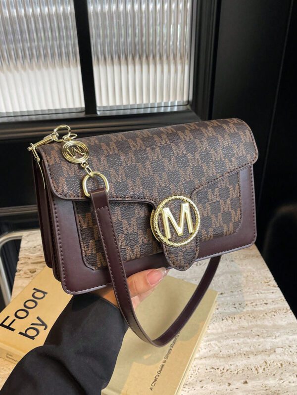 Femme Sac Porté Épaule Imprimé Lettre – Image 5