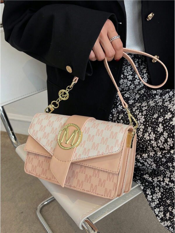 Femme Sac Porté Épaule Imprimé Lettre – Image 10