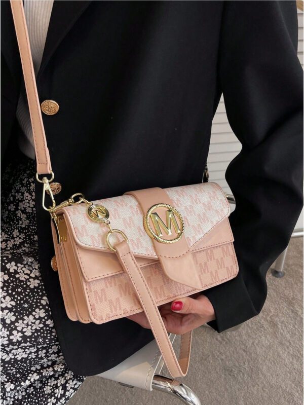 Femme Sac Porté Épaule Imprimé Lettre – Image 11