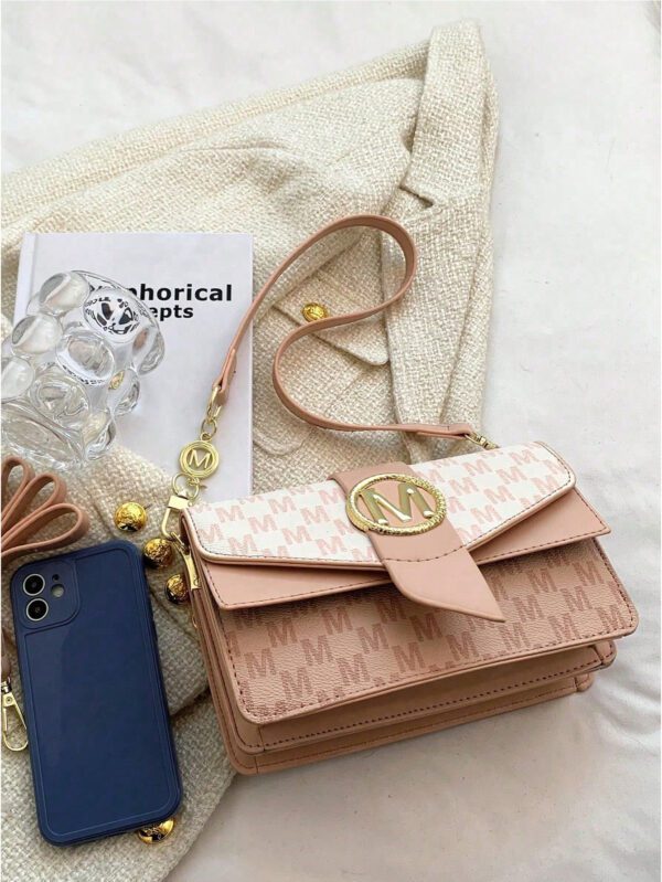 Femme Sac Porté Épaule Imprimé Lettre – Image 12